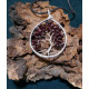 Garnet Tree of Life Pendant, Creation LE SAULE REVEUR