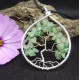 Pendentif Arbre de Vie en Aventurine Verte