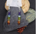 Boucles d'oreille Pierres des Chakras