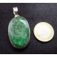 Emerald and Silver Pendant