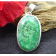 Emerald and Silver Pendant