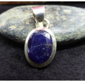 Faceted Sapphire Pendant, Sapphire from Sri Lanka