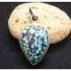 Pendentif Argent Turquoise du Nepal