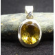 Citrine and Silver Pendant