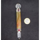 Rock Crystal and Agate Energy Stick