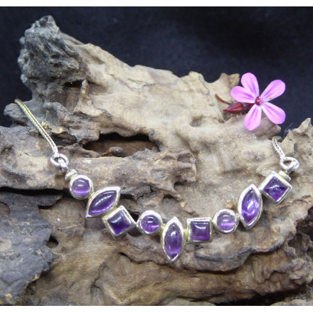 Amethyst Statement Necklace