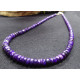 Collier en Sugilite en Rondelles facettées