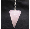 Rose Quartz Conical Pendulum