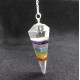 Crystal and Chakras Conical Pendulum