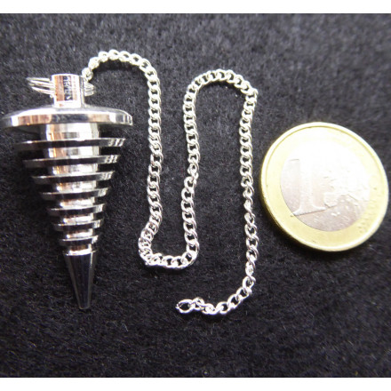 Silver Spiral Divinatory Pendulum