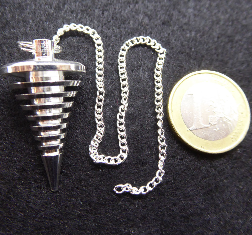 Pendule Spirale Divinatoire Metal Argenté Pendules de Radiesthésie 20,00 €