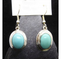 Turquoise Oval Earings