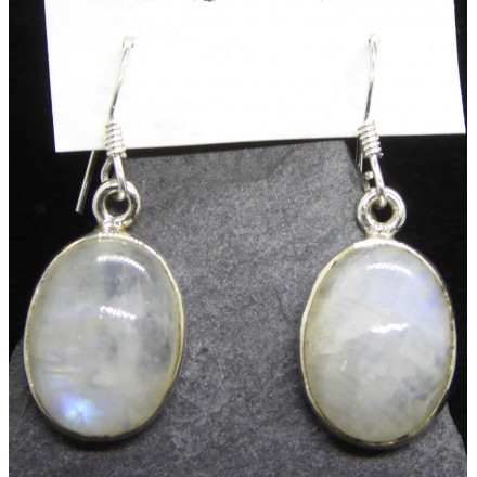 moonstone Oval Earings