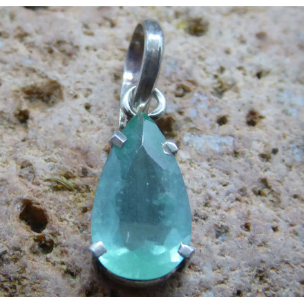 Faceted Apatite Pendant