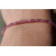 Pink Tourmaline facetted beads BRacelet