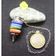 7 Chakras Gemstone Pendulum