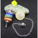 7 Chakras Gemstone Pendulum