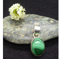 Malachite Oval Pendant