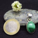 Pendentif Oval en Malachite du Congo