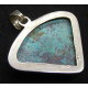 Triangular Chrysocolla Pendant