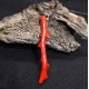 Red Coral Branch Pendant