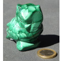 Chouette en malachite