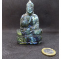 Boudha en labradorite